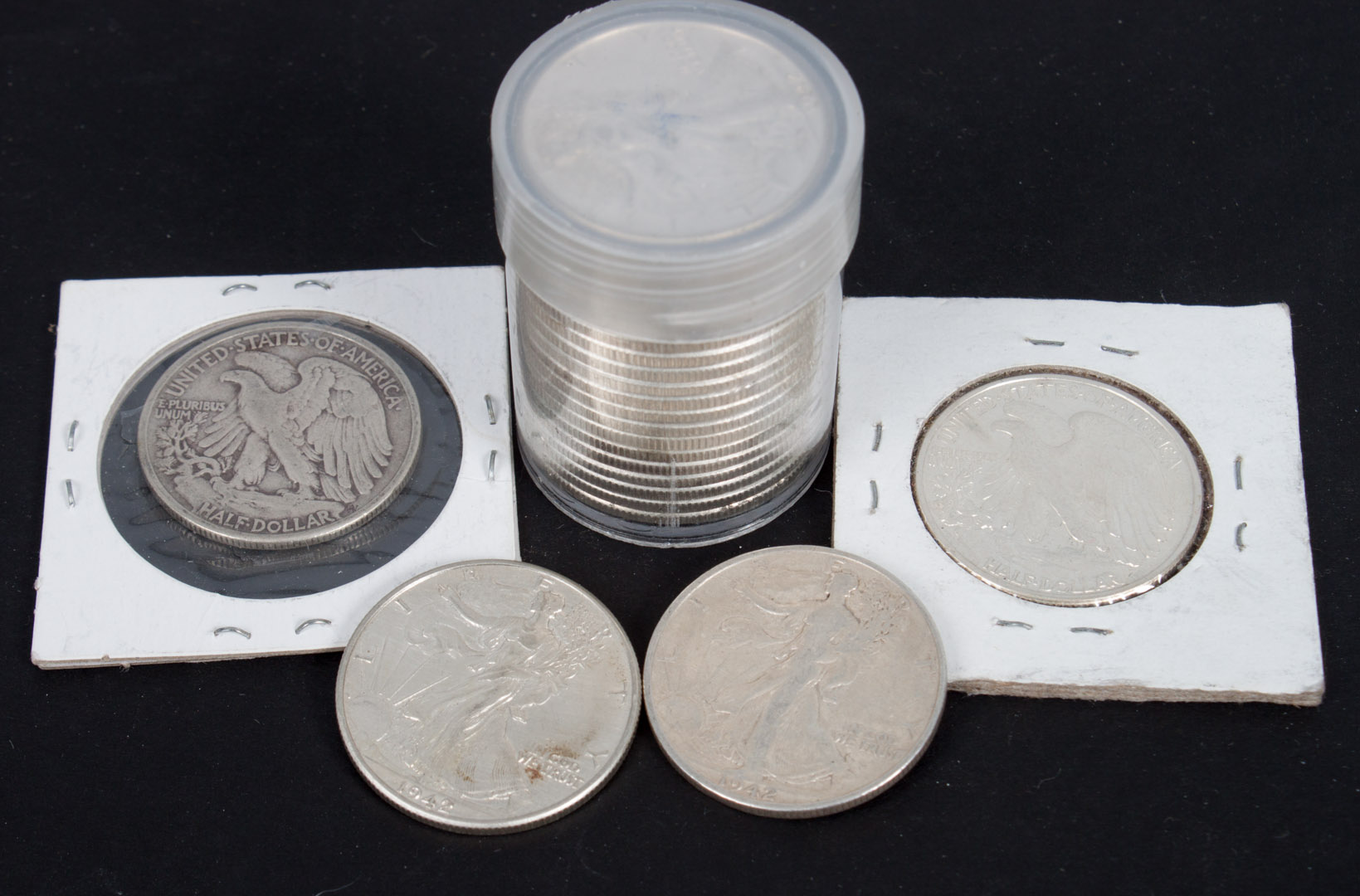 Appraisal: U S Silver Half Dollars Walking Liberty type one AU-