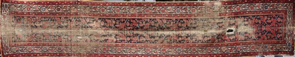 Appraisal: Group of two antique Persian Hamadan rugsGroup of two antique