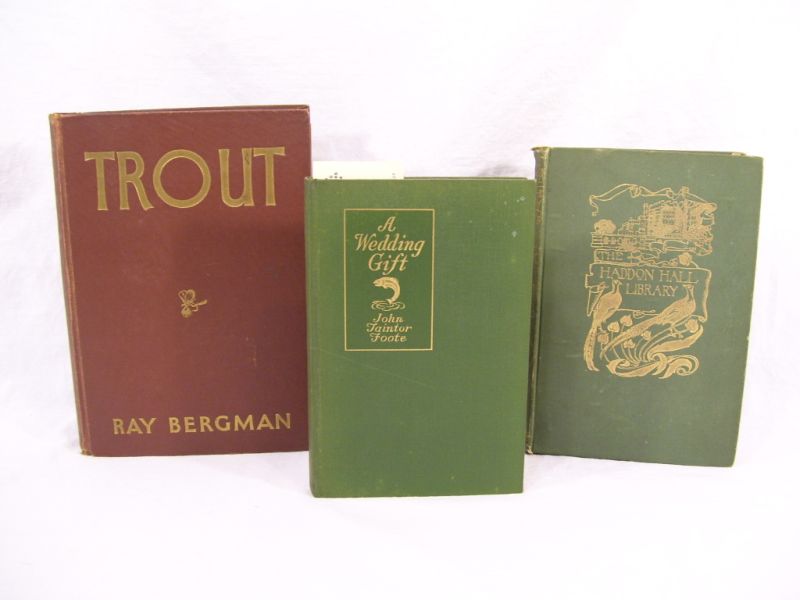 Appraisal: - Vintage Books on Fishing Lot includes Trout by Ray