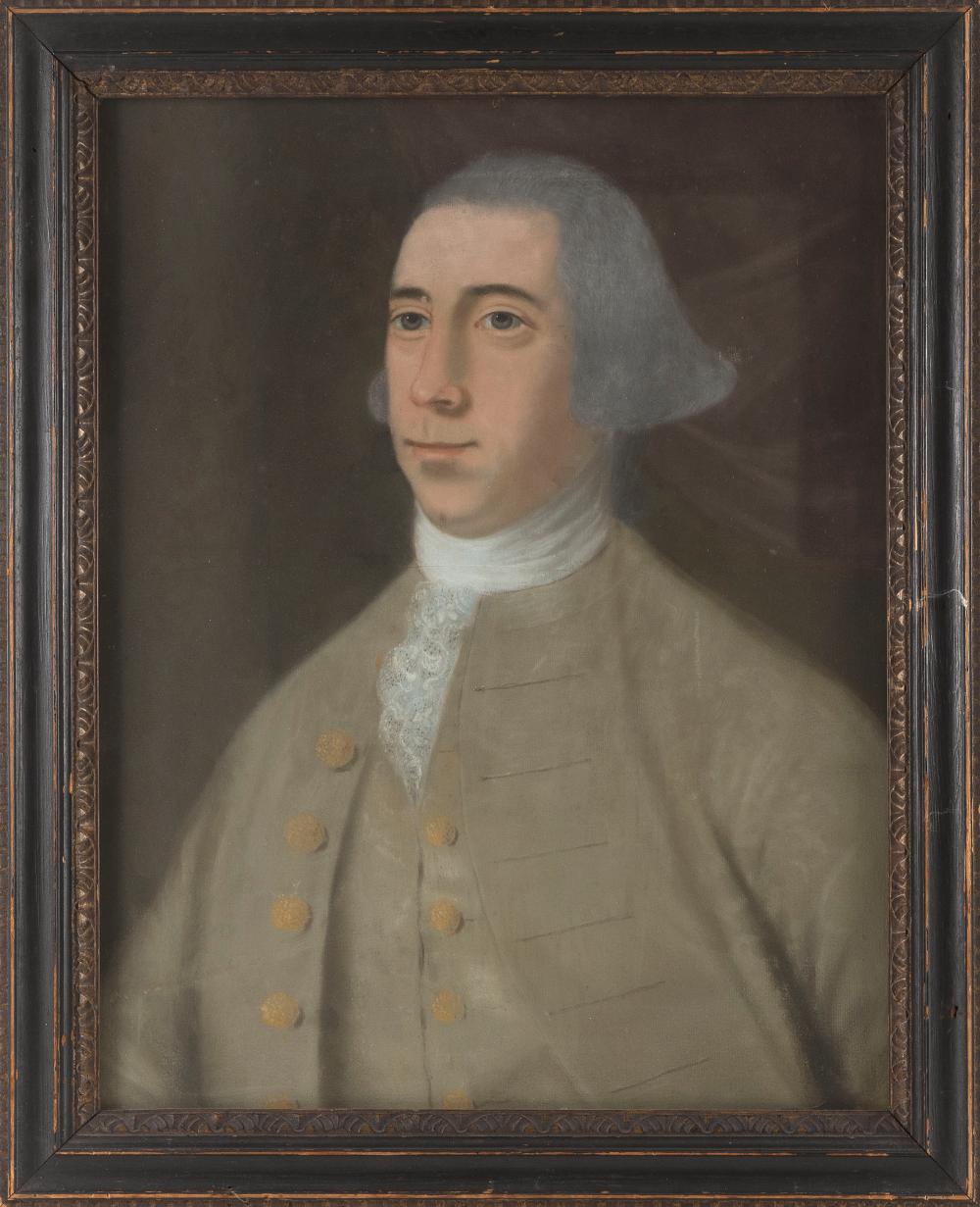 Appraisal: ATTRIBUTED TO BENJAMIN BLYTH MASSACHUSETTS - PORTRAIT OF A MAN