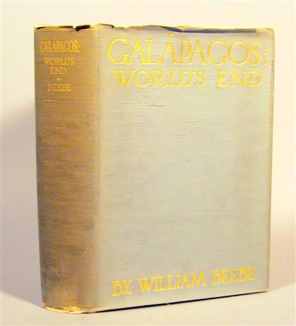 Appraisal: vol Beebe Charles William Galapagos World's End New York G