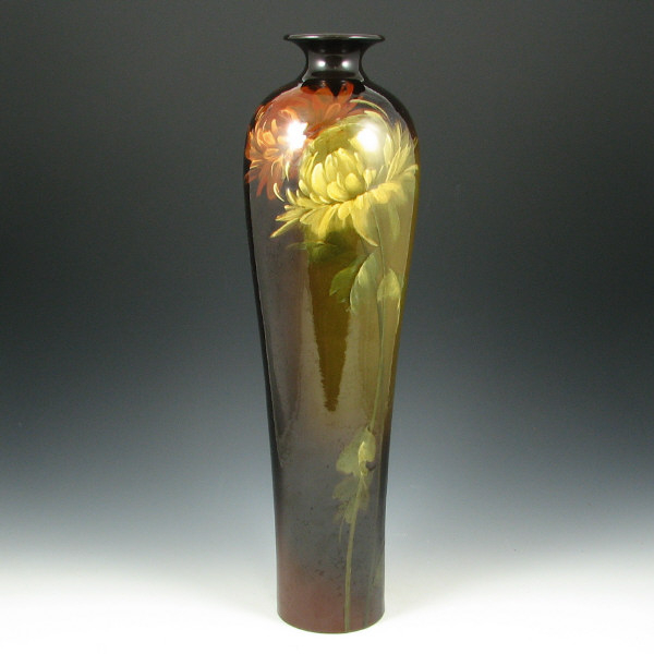 Appraisal: Weller Louwelsa Vase by Frank Ferrell Tall Weller Louwelsa vase