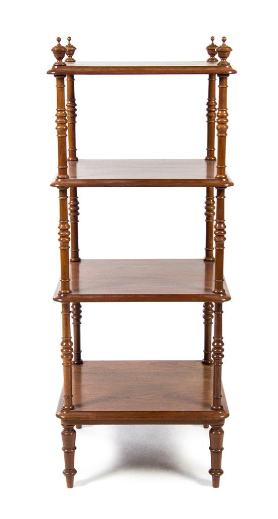 Appraisal: Sale Lot An American Mahogany Etagere mid- th century having