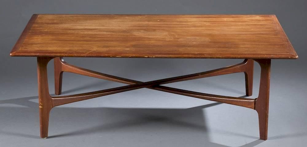 Appraisal: Danish mid century coffee table A Danish mid century coffee