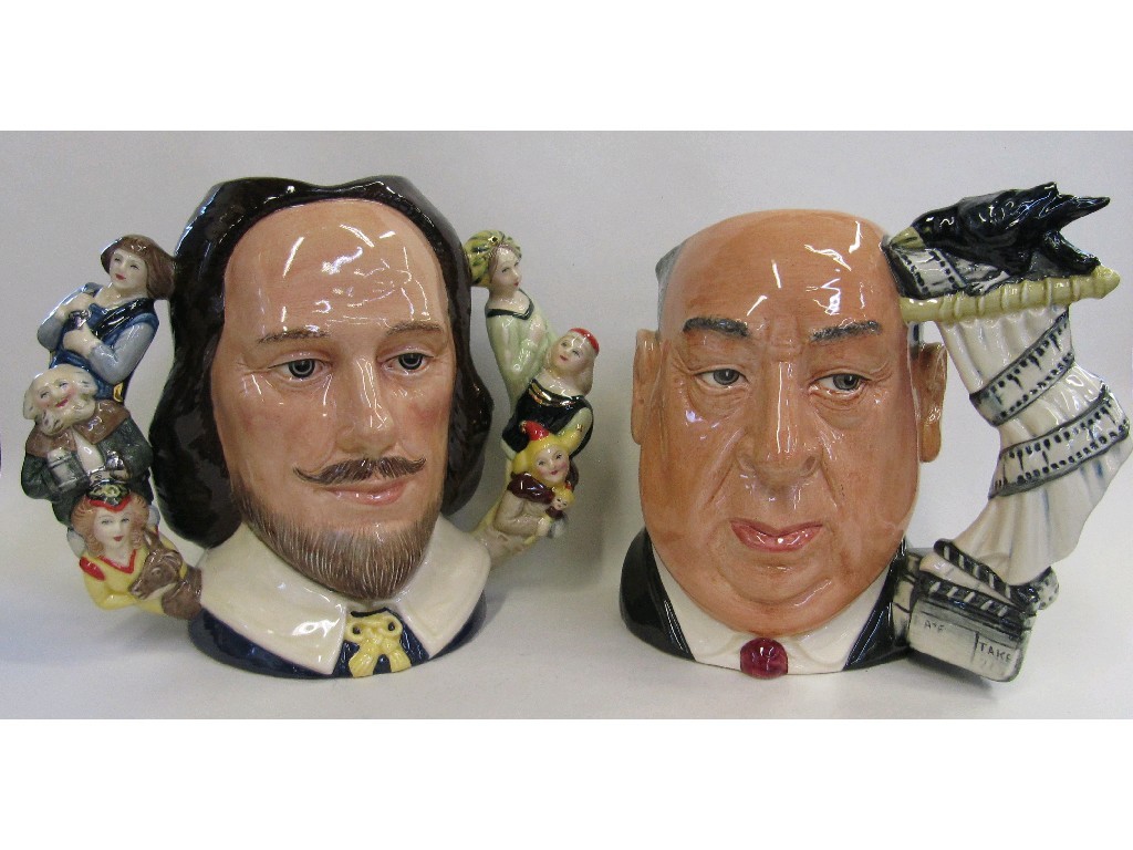 Appraisal: Two Royal Doulton character jugs 'William Shakespeare' D and 'Alfred