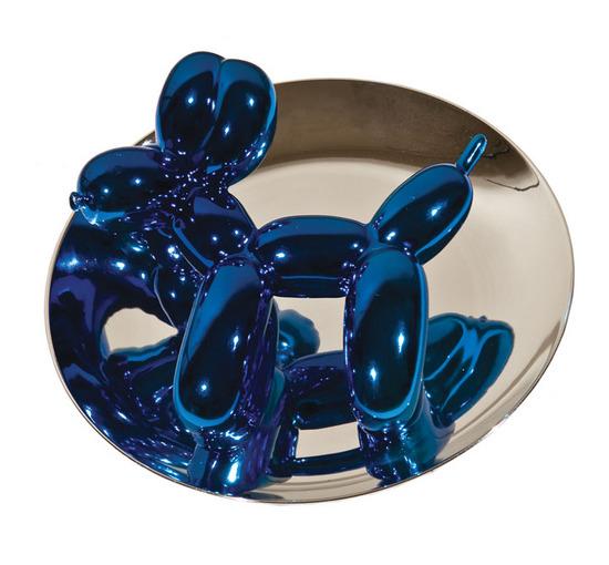 Appraisal: Jeff Koons b Balloon Dog Blue Metallic porcelain multiple numbered