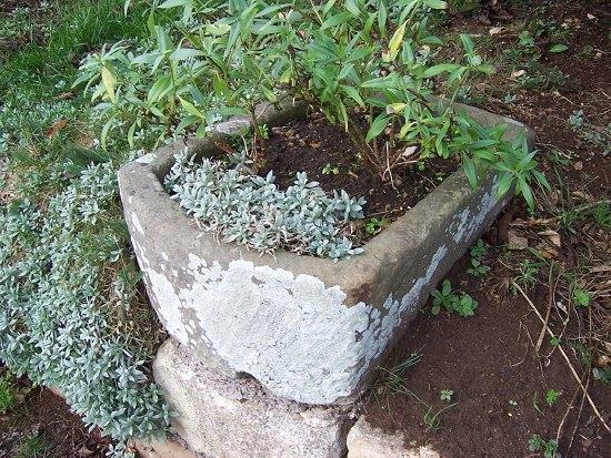 Appraisal: A D end stone trough cm x cm '' x