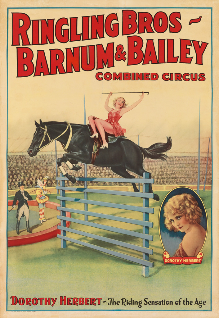 Appraisal: DESIGNER UNKNOWN RINGLING BROS - BARNUM BAILEY COMBINED CIRCUS DOROTHY