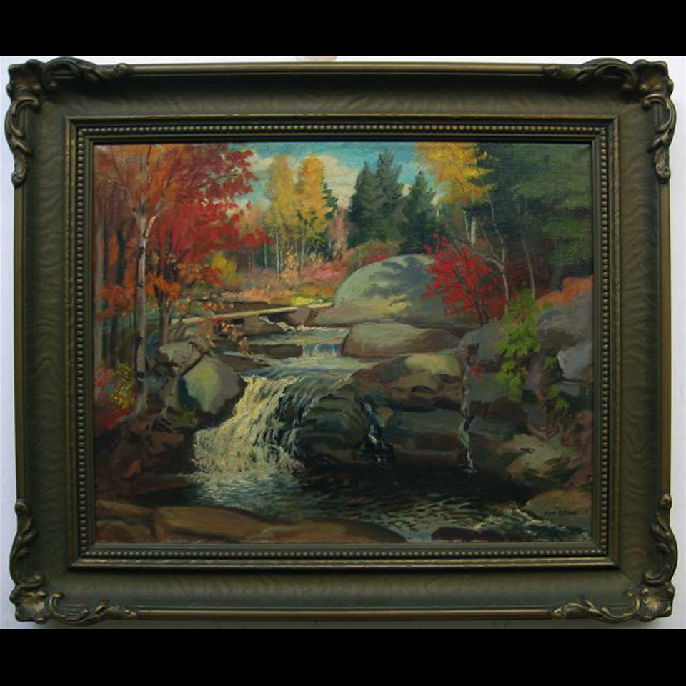 Appraisal: THOMAS ALBERT STONE - CANADIAN KASHE FALLS OIL ON CANVAS