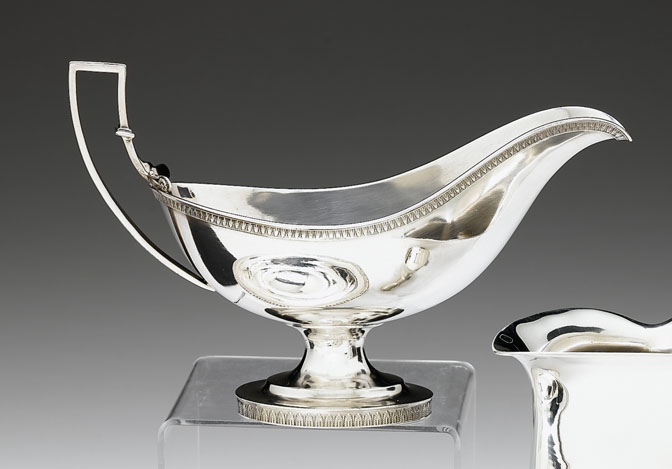 Appraisal: Tiffany Co sterling silver sauce boat circa Of traditional form