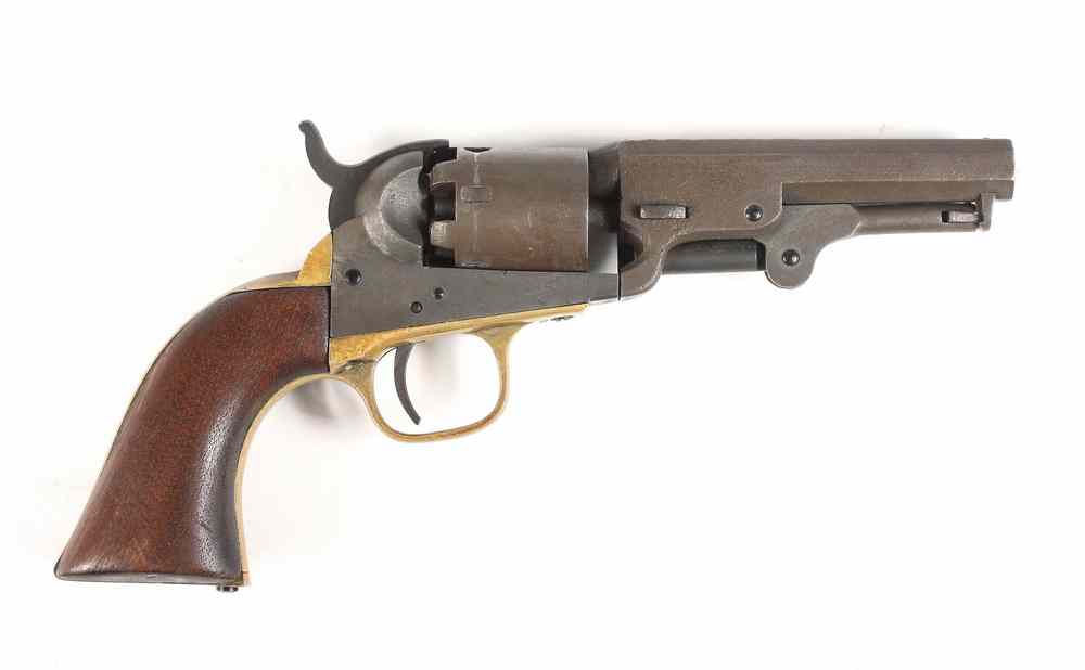 Appraisal: REVOLVER - Colt pocket revolver caliber five shot with walnut