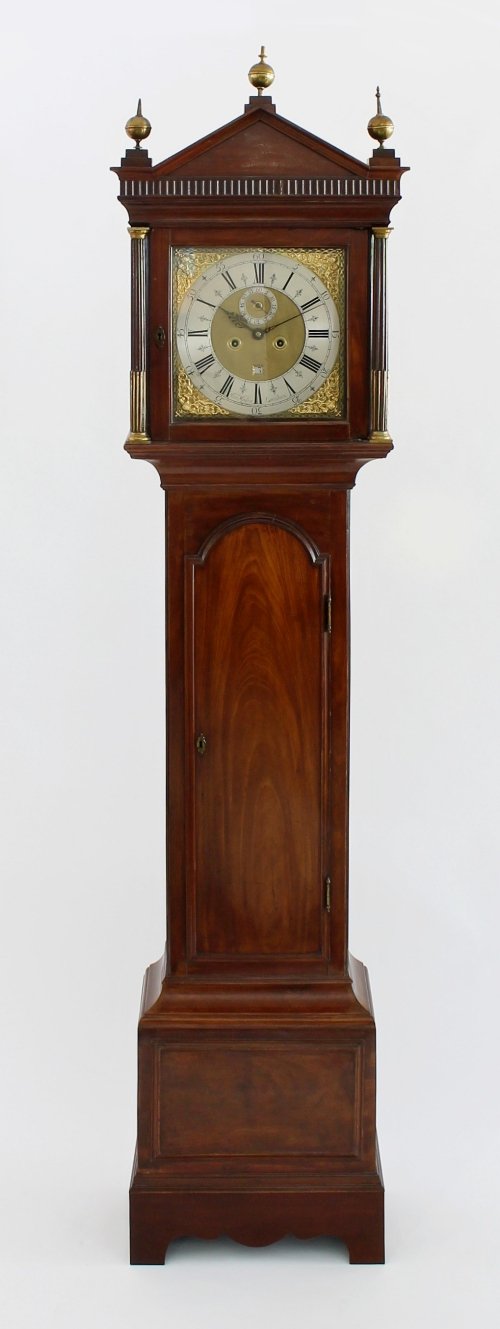 Appraisal: A late th Century mahogany eight-day longcase clock by Henry