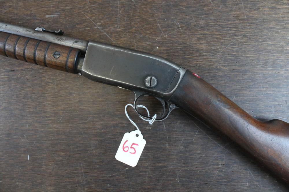 Appraisal: REMINGTON MODEL SLIDE ACTION RIFLE s l or lr caliber