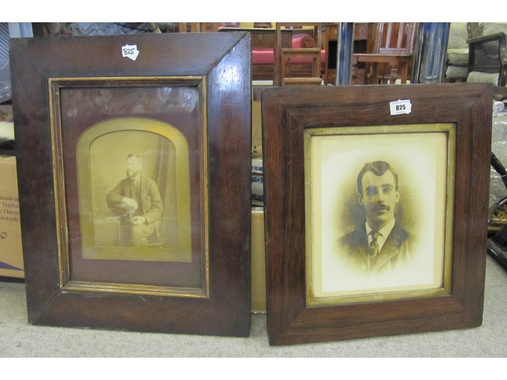 Appraisal: Two framed photographs