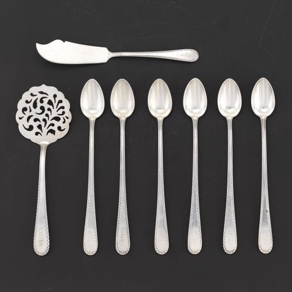 Appraisal: S KIRK SON FLATWARE PIECES WINSLOW PATTERN Totaling pieces including