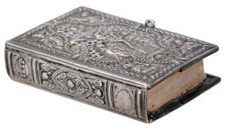 Appraisal: Silver Covered Prayer Book Continental probably th century silver cover