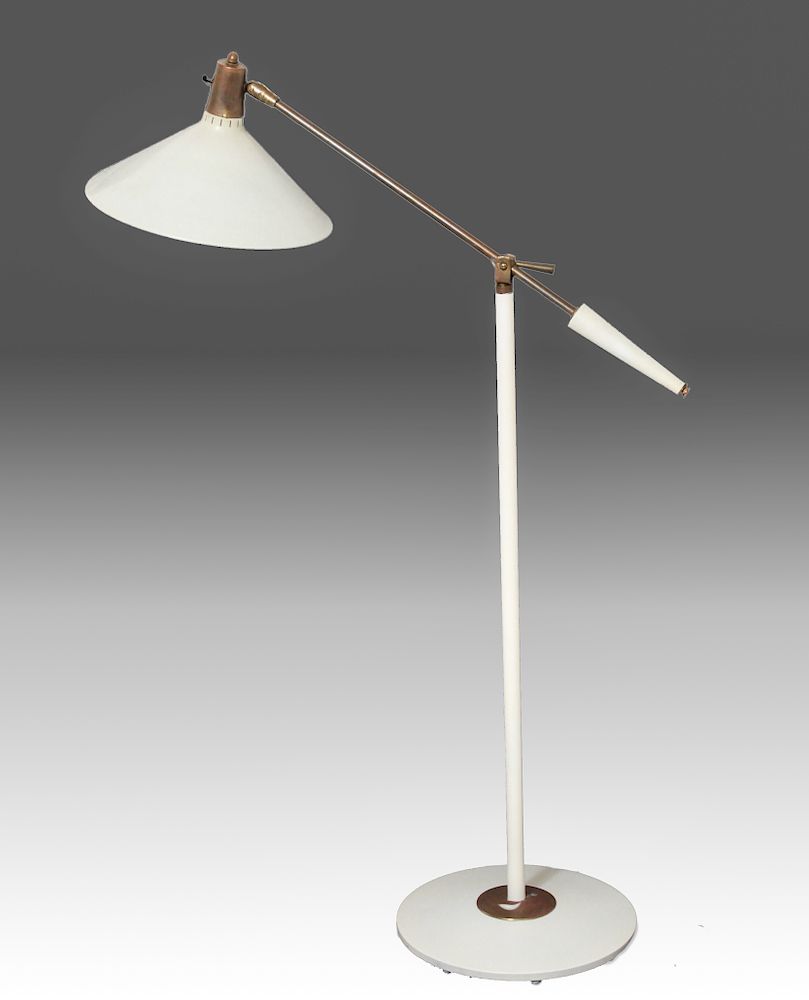 Appraisal: Gerald Thurston for Lightolier Modern Floor Lamp Gerald Thurston for