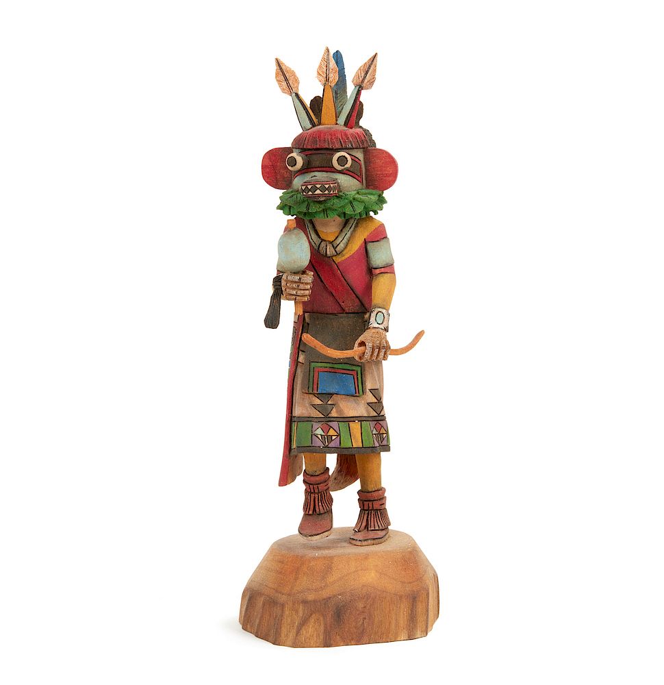 Appraisal: Hopi Three-Horned Kachina Payik'ala Norman Cuch Hopi Three-Horned Kachina Payik'ala