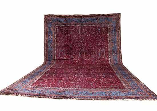 Appraisal: Persian Hamadan carpet ' '' x ' '' Provenance Georgia