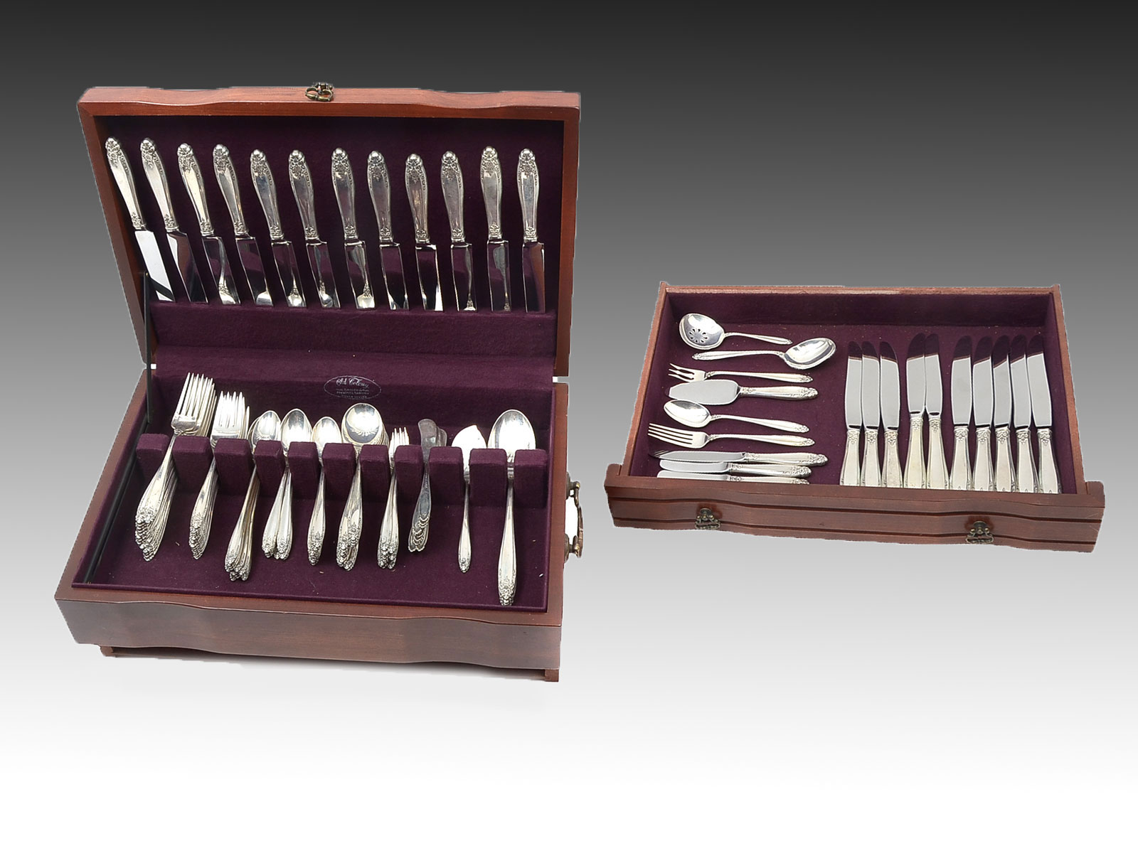 Appraisal: PC INTERNATIONAL STERLING PRELUDE FLATWARE Approx Troy ounces Comprising -