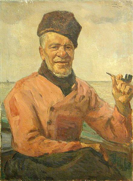 Appraisal: Sytze Henstra Dutch th century The old sailor also a