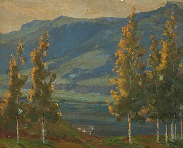 Appraisal: Jean Mannheim - Quaken Aspens No signed 'J Mannheim' lower