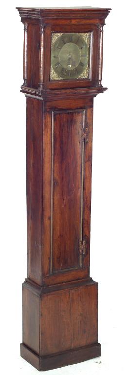 Appraisal: JOHN BROWNLESS JUNIOR STAINDROP - AN th CENTURY OAK LONGCASE