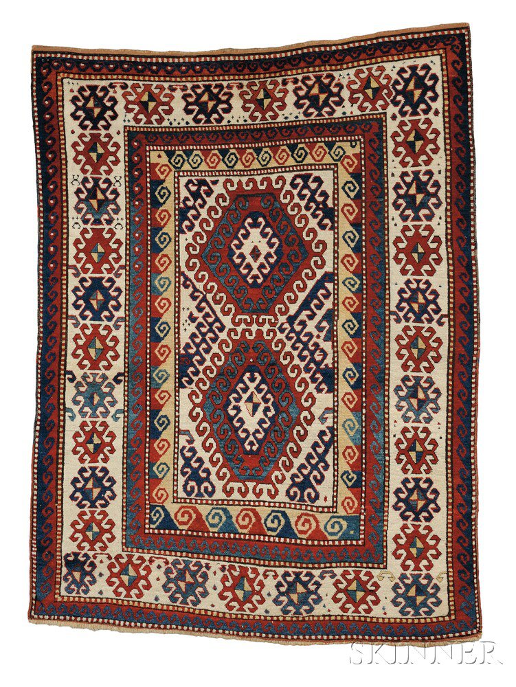 Appraisal: Bordjalou Kazak Rug Southwest Caucasus third quarter th century the