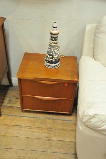 Appraisal: A PAIR OF 'S BEDSIDE CABINETS