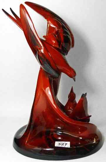 Appraisal: Royal Doulton Large Prestige Flambe Prestige Figure Courtship HN from