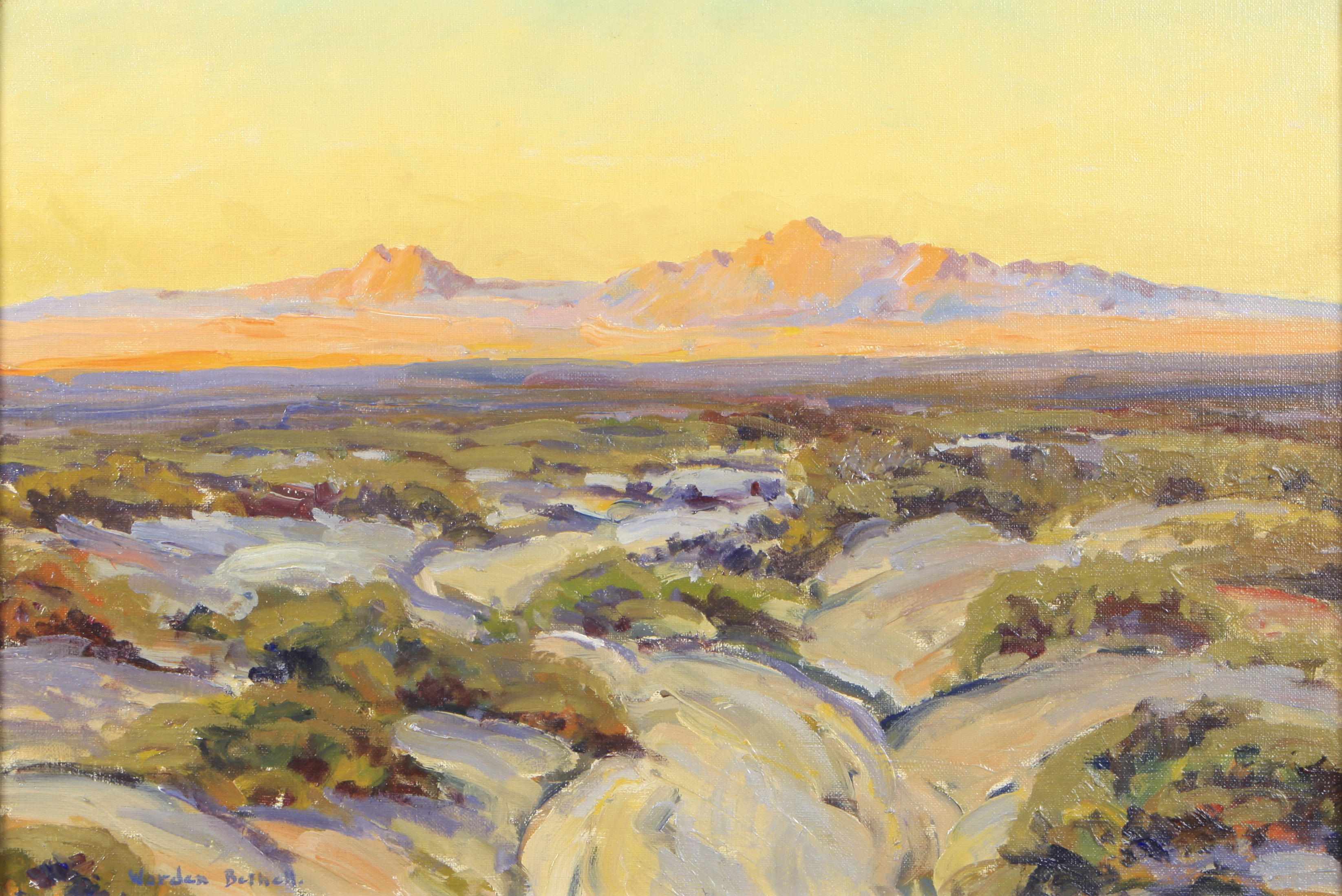 Appraisal: Charles Worden Bethell American - Desert View signed 'Worden Bethell'