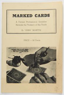 Appraisal: Martin Odds Marked Cards Martin Odds Marked Cards A Professional