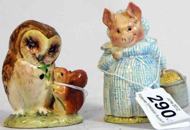 Appraisal: Beswick Beatrix Potter Figures Old Mr Brown and Aunt Pettitoes