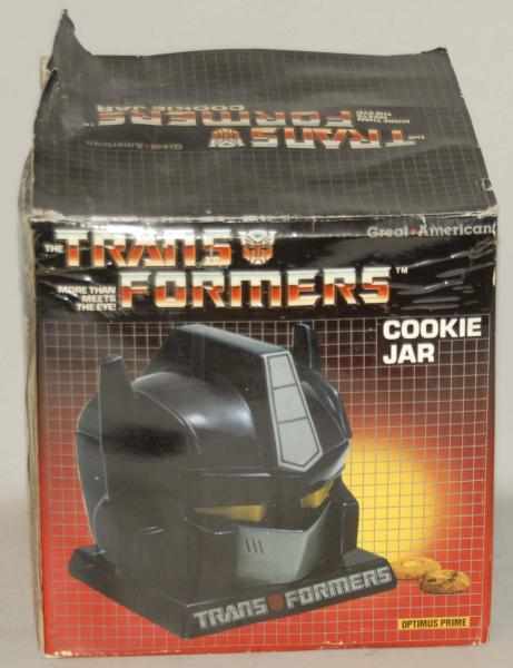 Appraisal: Hasbro Optimus Prime Cookie Jar in Box Porcelain One of