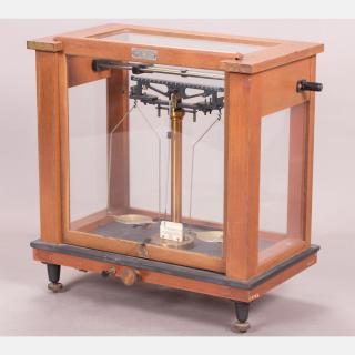 Appraisal: A Short Beam Analytical Balance by Seederer-Kohlbusch Inc Early th