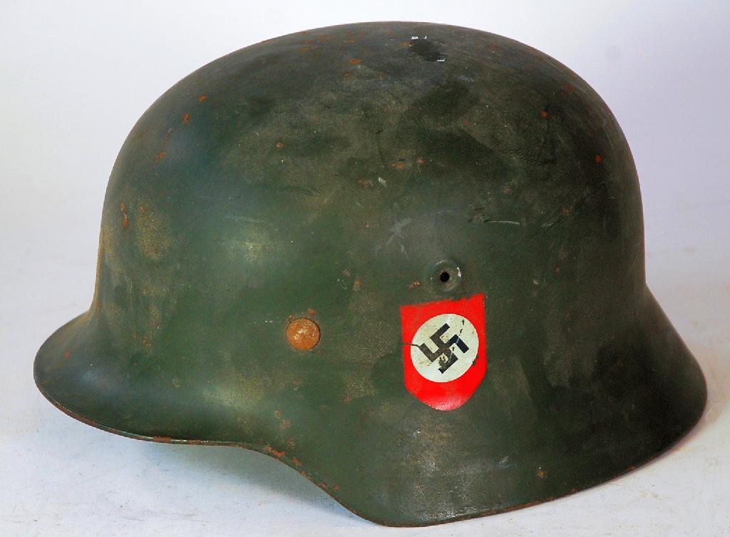 Appraisal: GERMAN WORLD WAR II NAZI SS HELMET