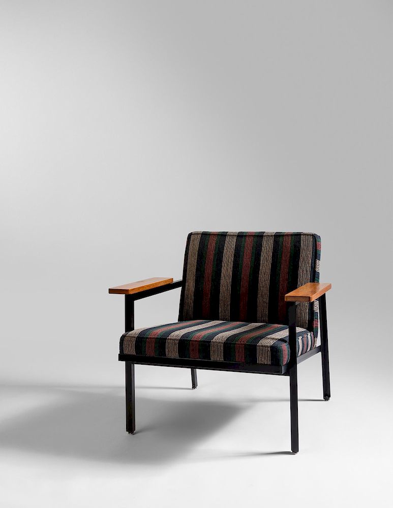 Appraisal: George Nelson Associates American - Steel Frame Lounge Chair Herman