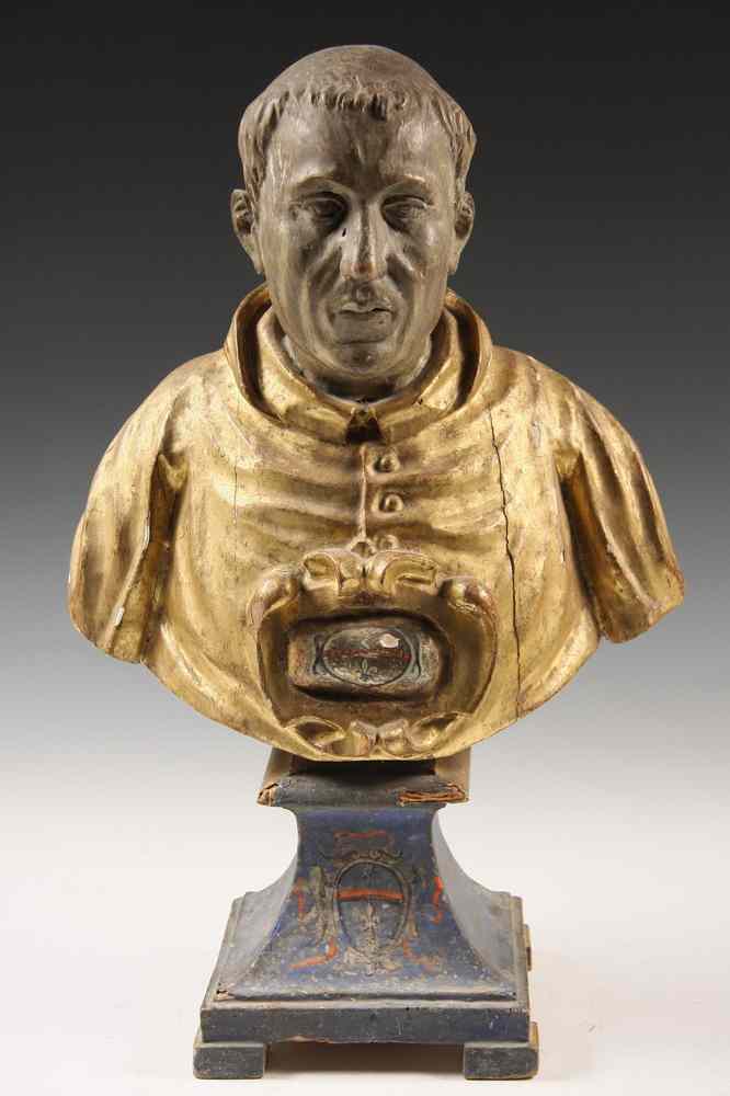 Appraisal: RELIGIOUS BUST - th c Italian Bust of a Cardinal