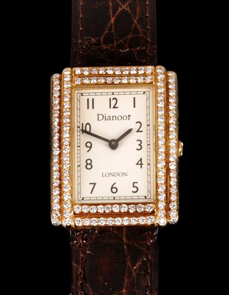 Appraisal: Dianoor London a gentleman's carat gold diamond wrist watch ref