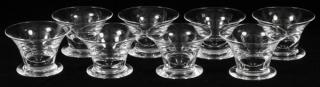 Appraisal: STEUBEN DESSERT BOWLS STEUBEN DESSERT BOWLS H DIA Etched 'S'