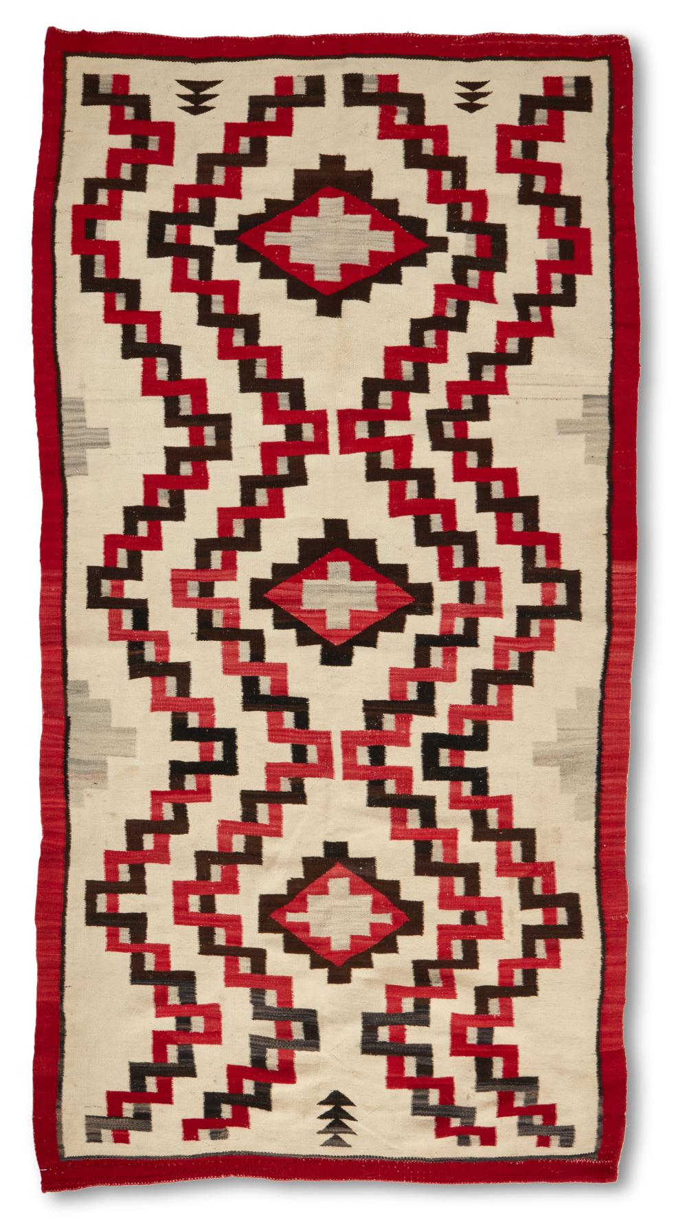 Appraisal: A Navajo regional rug Early th century Dine Woven in