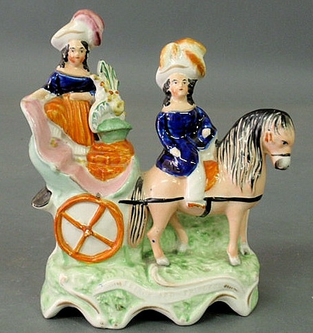 Appraisal: Staffordshire figural group of the Princess Royal and the Prince