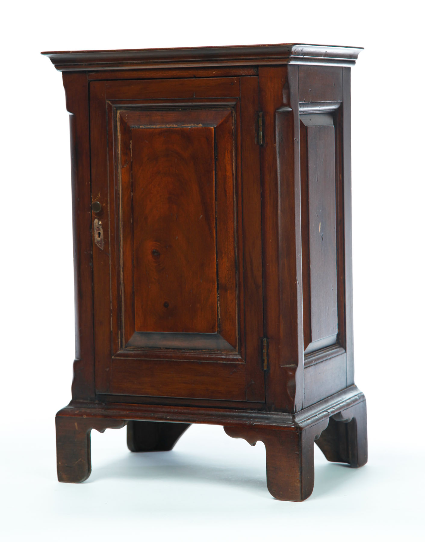 Appraisal: SPICE OR VALUABLES CABINET Possibly southern early th century pine