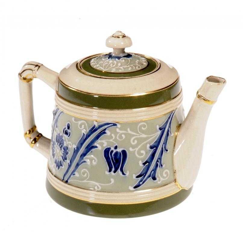 Appraisal: A JAMES MACINTYRE CO DURA WARE TEAPOT AND COVER DESIGNED