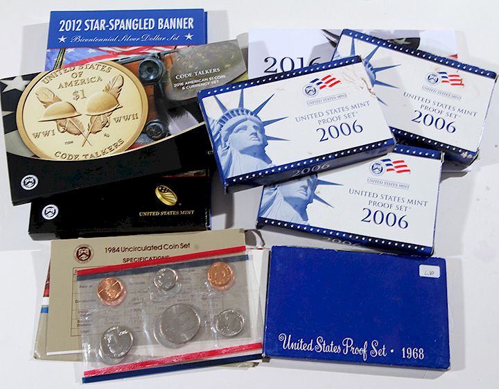 Appraisal: Assorted Mint and Proof Sets assorted mint and proof sets