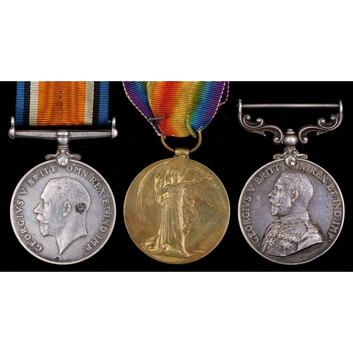 Appraisal: World War One group of three British War Medal Victory