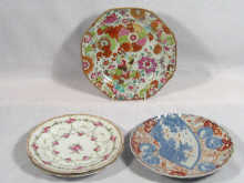 Appraisal: Two Japanese plates circa one aesthetic style one famille rose