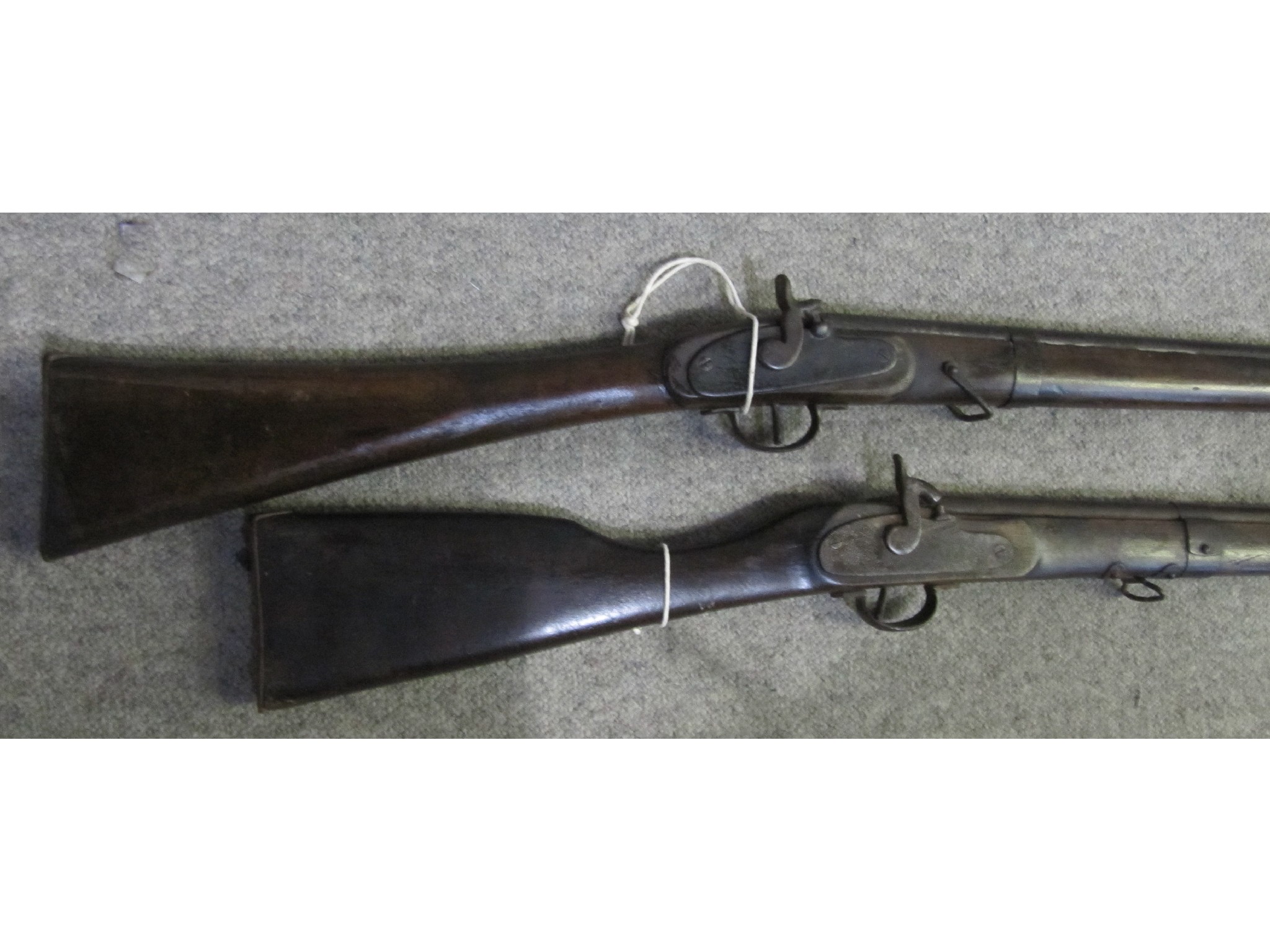 Appraisal: A lot comprising two Boys Brigade model drilling rifles