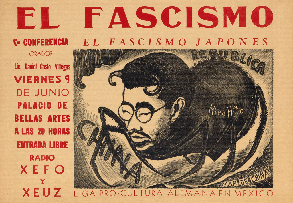 Appraisal: ISIDORO OCAMPO - EL FASCISMO x inches x cm Taller