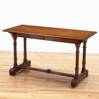 Appraisal: Irish George III style mahogany sofa table Irish George III